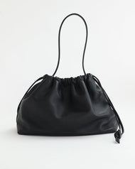 Fin Shoulder Bag: Black