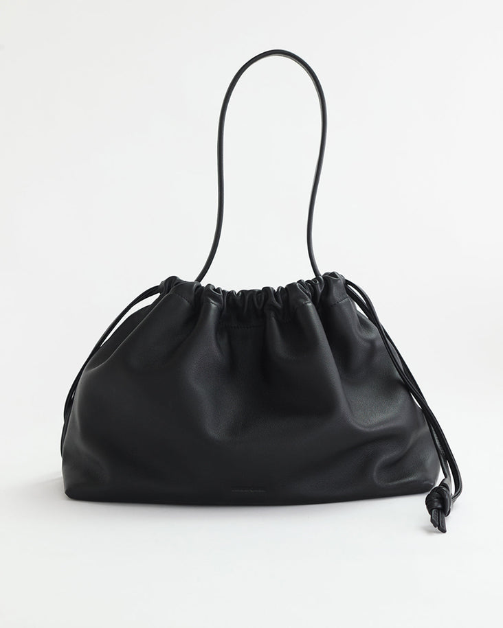Fin Shoulder Bag: Black