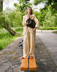 Fin Shoulder Bag: Coffee
