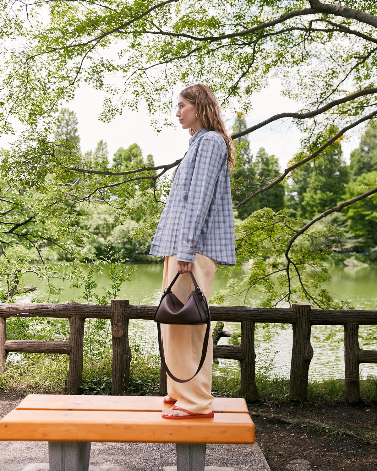 Clementine Bag: Coffee Pebbled Leather