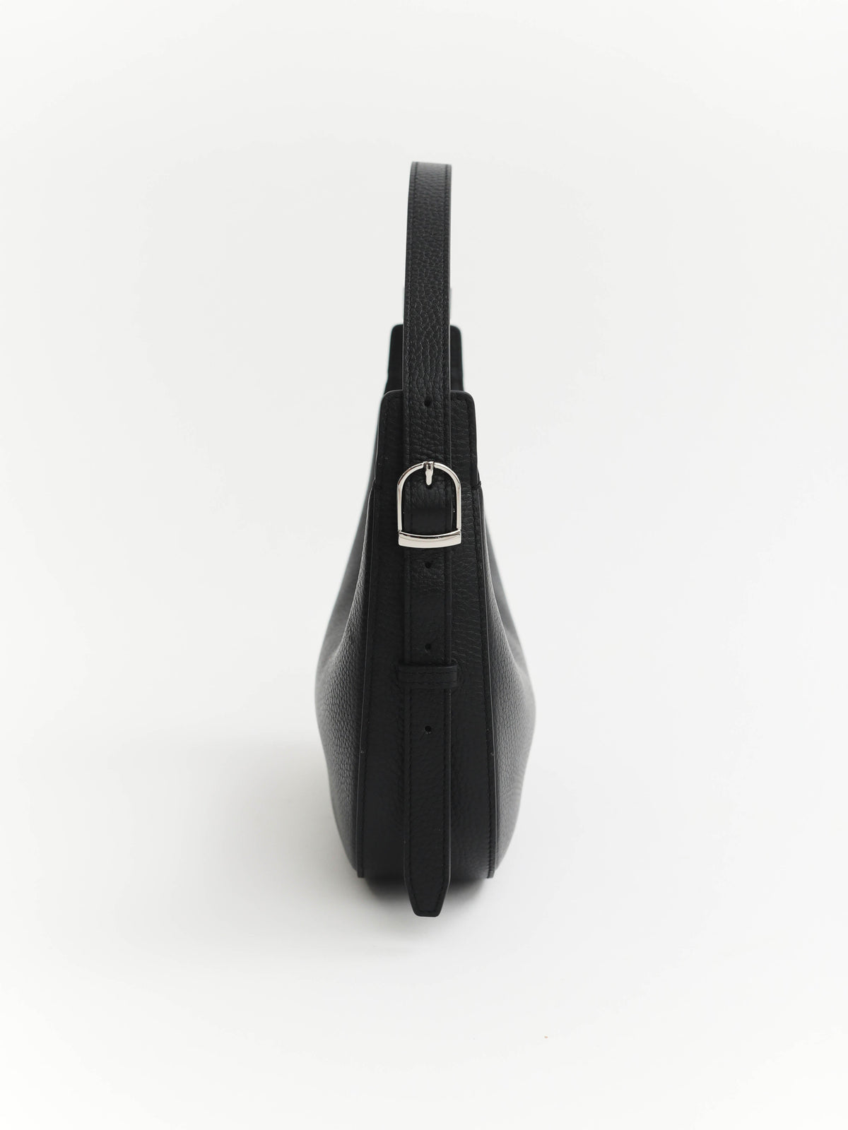 Friday Bag: Black Pebbled Leather