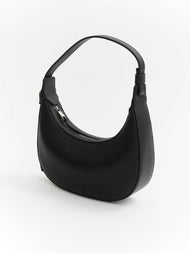 Friday Bag: Black Pebbled Leather