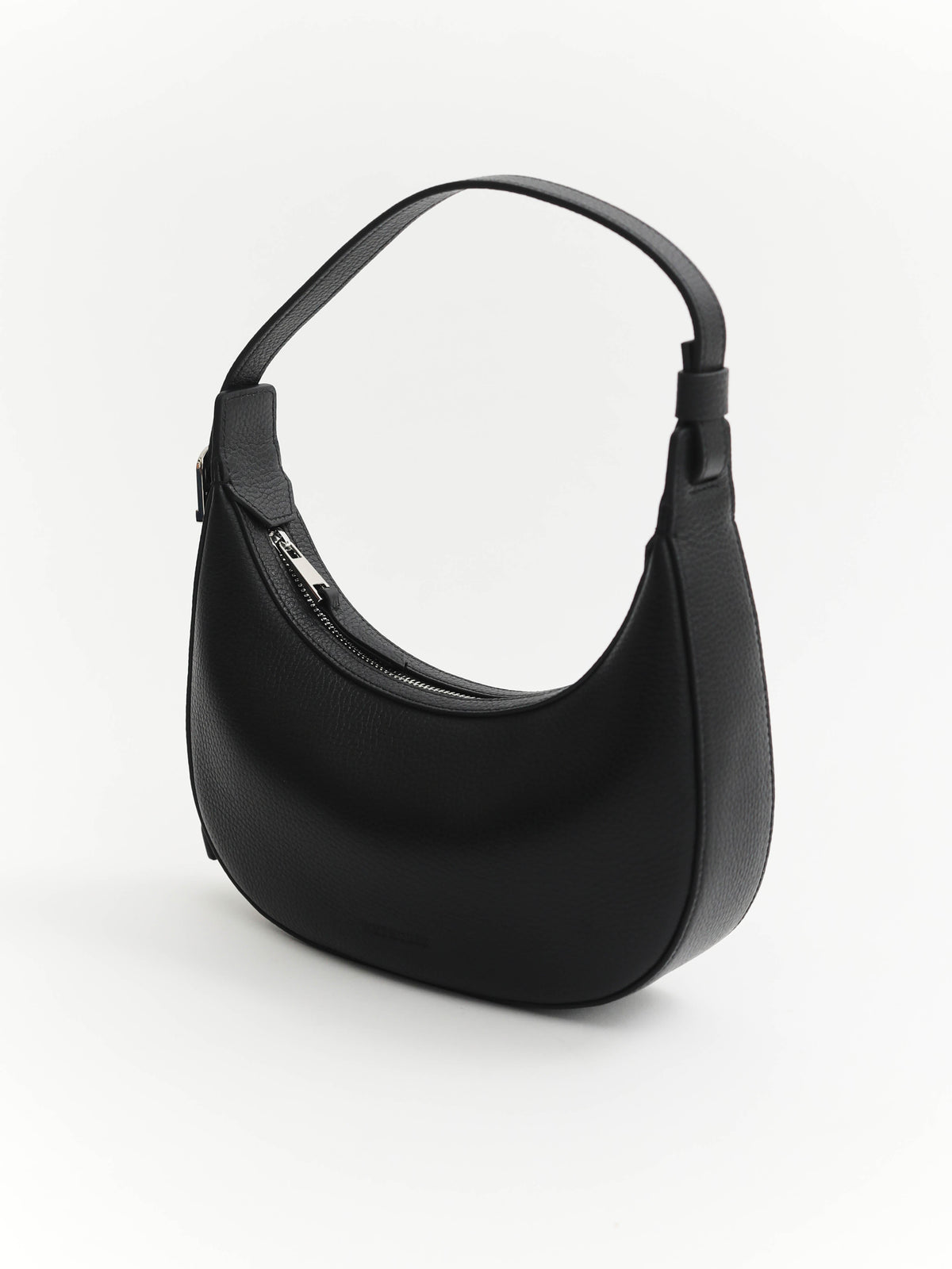 Friday Bag: Black Pebbled Leather