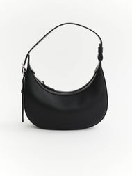 Friday Bag: Black Pebbled Leather