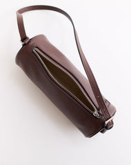 Romy Bag: Coffee Pebbled Leather