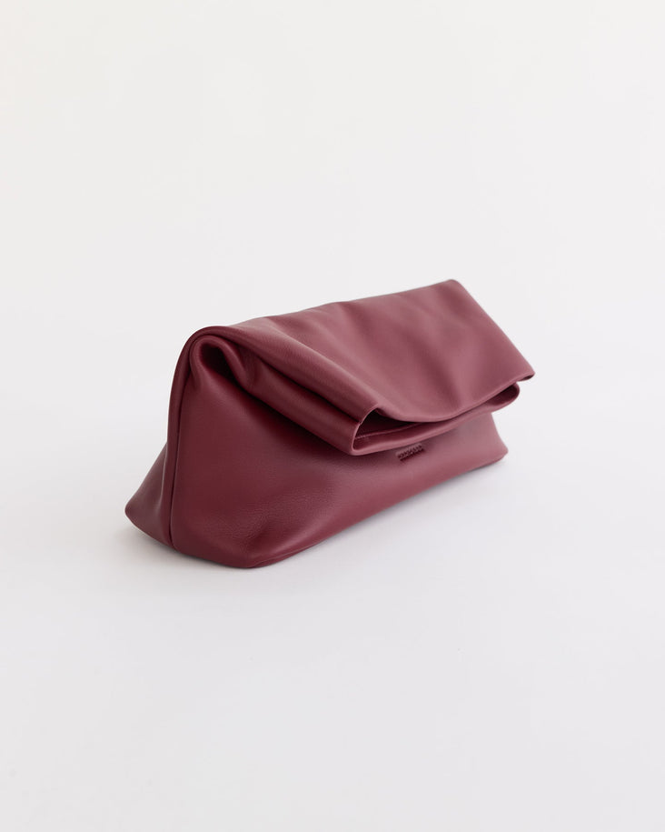 Benny Fold Clutch: Cedar Red