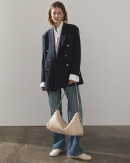 Lottie Handbag: Oat
