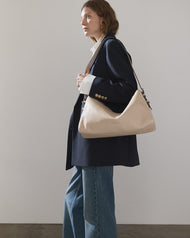 Lottie Handbag: Oat