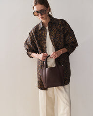 Alexie Tote: Coffee Pebbled Leather
