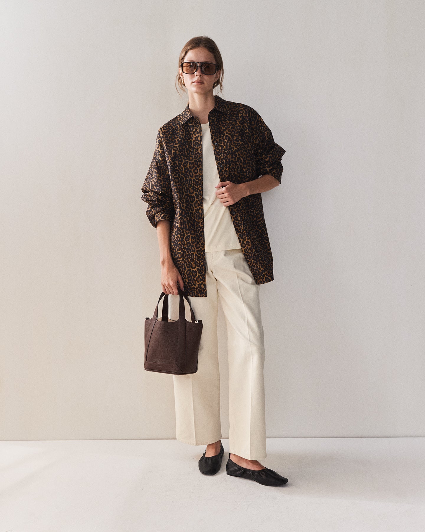 Alexie Tote: Coffee Pebbled Leather