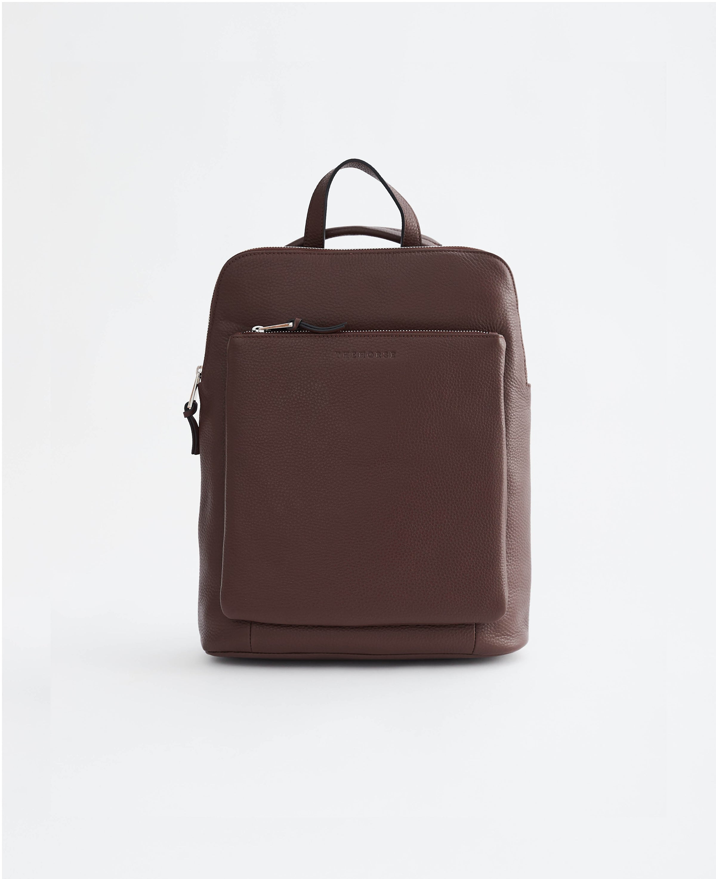 Backpack: Coffee Pebbled Leather