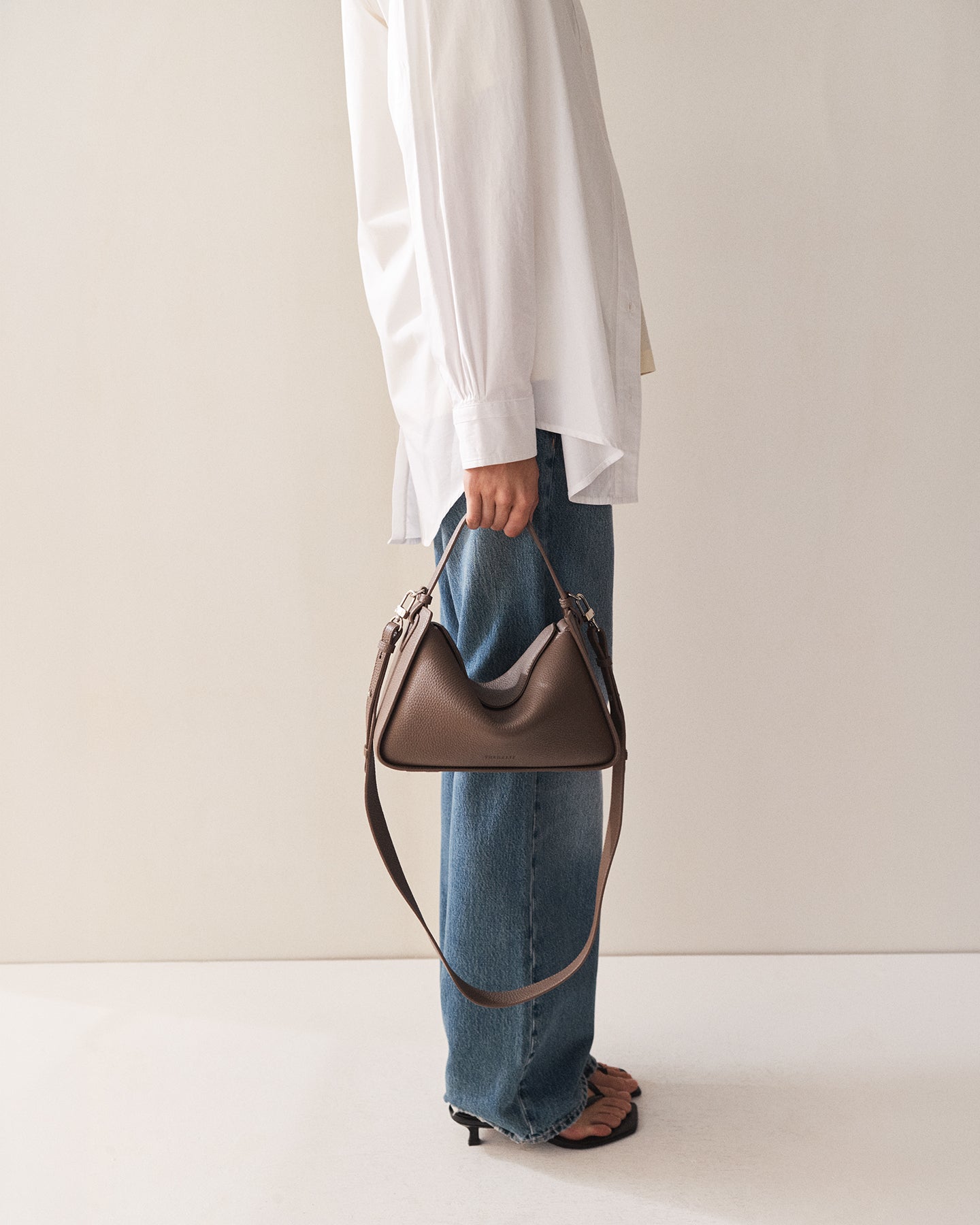 Clementine Bag: Mushroom with Gold