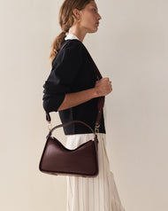 Clementine Bag: Plum with Gold