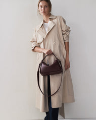 Clementine Bag: Plum with Gold