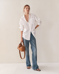 Clementine Bag: Tan Pebbled Leather