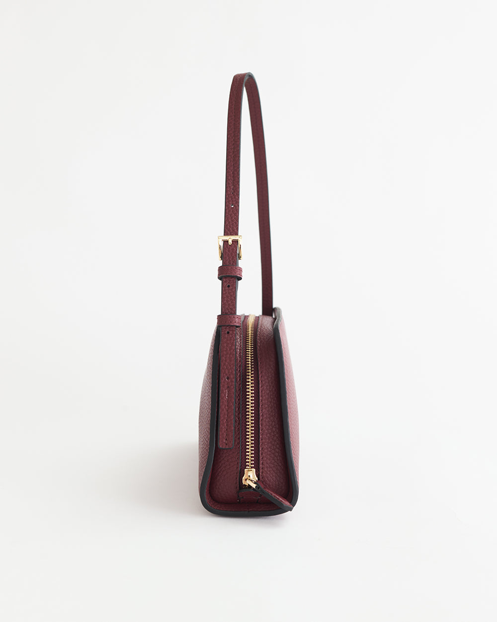 Clara Bag: Cedar Red with Gold