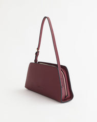 Clara Bag: Cedar Red with Gold