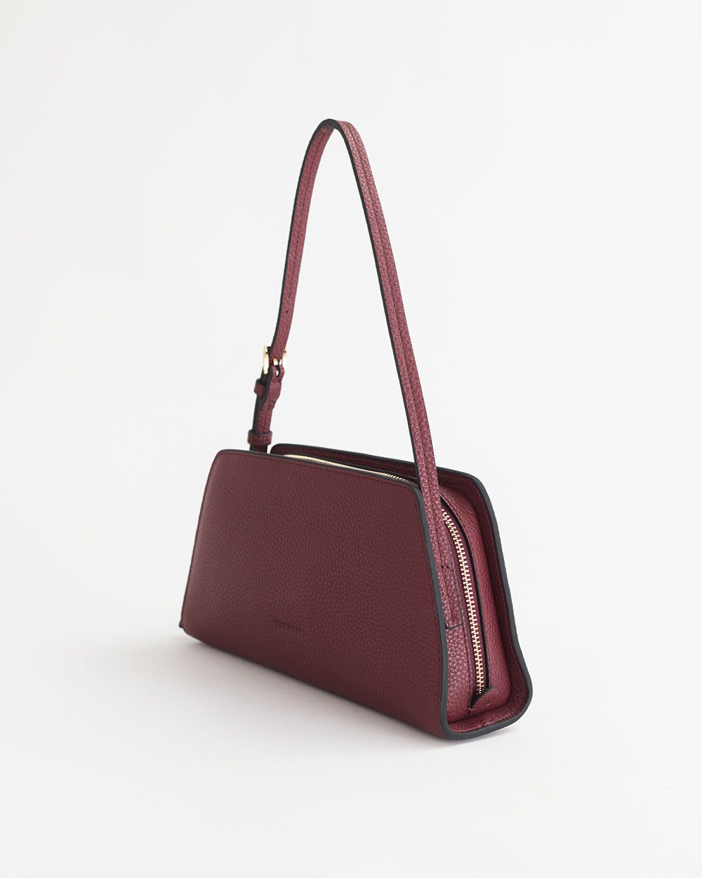 Clara Bag: Cedar Red with Gold