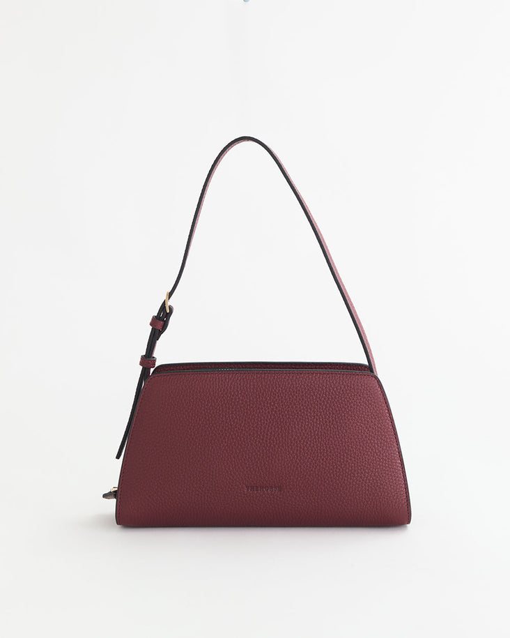 Clara Bag: Cedar Red with Gold