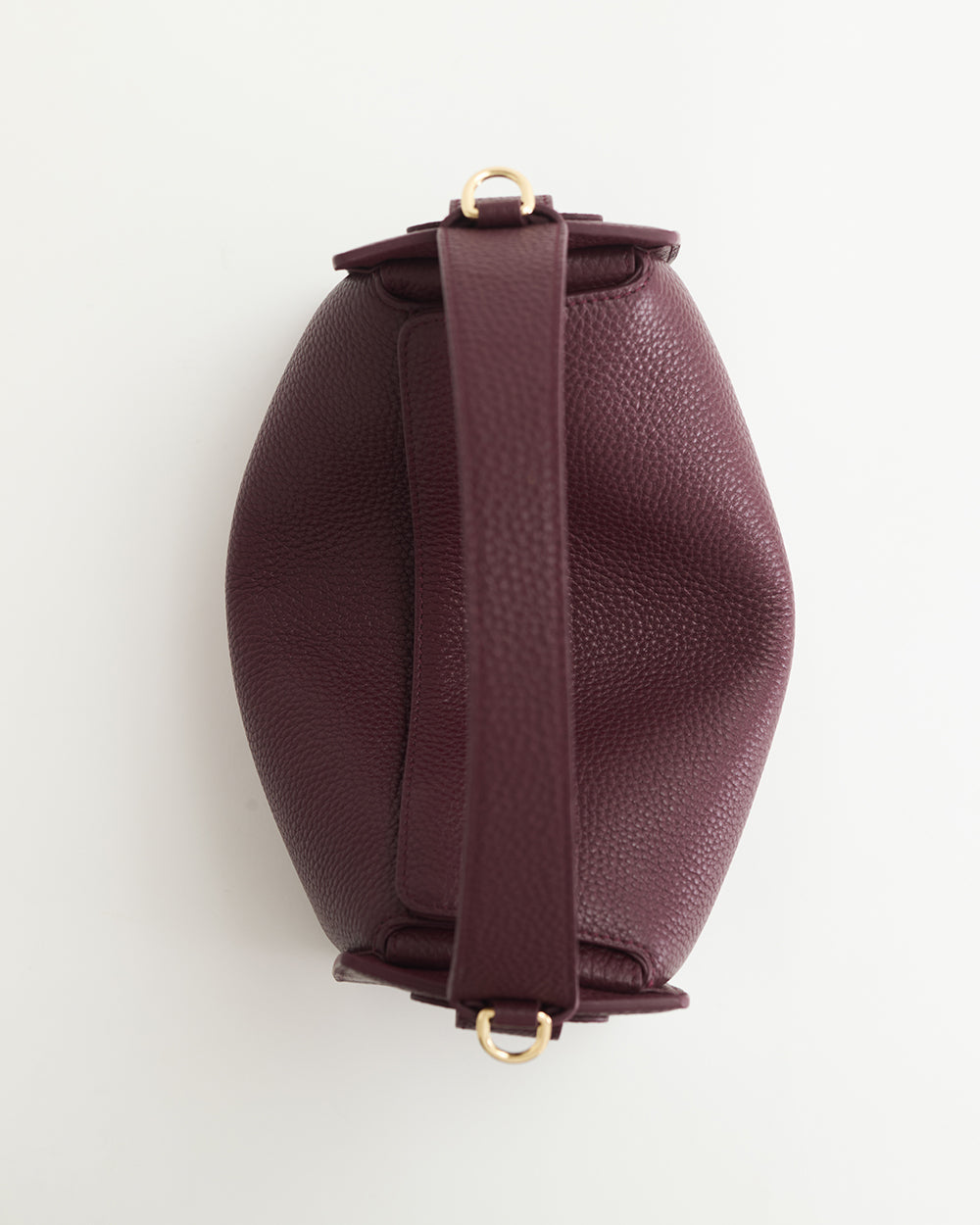 Clementine Bag: Plum with Gold