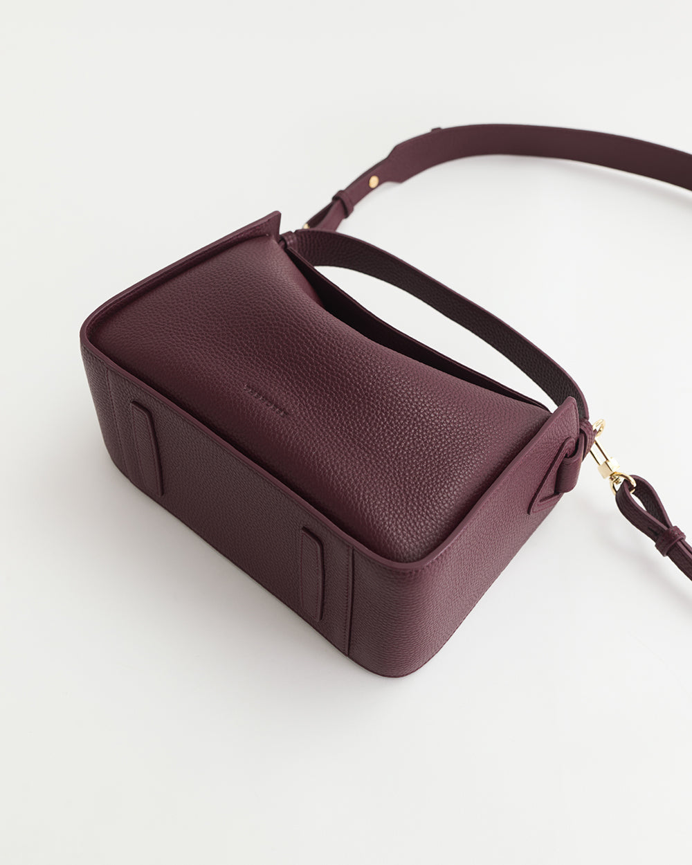 Clementine Bag: Plum with Gold