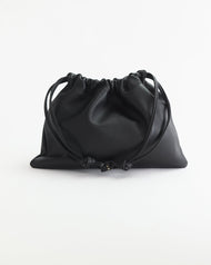 Fin Drawstring Bag: Black