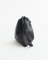 Fin Drawstring Bag: Black