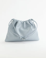 Fin Drawstring Bag: Blue Grey