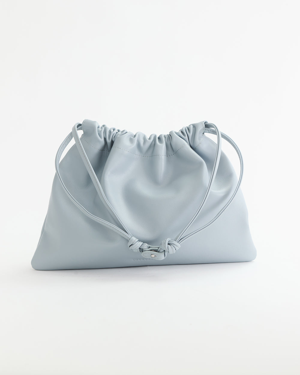 Fin Drawstring Bag: Blue Grey