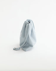 Fin Drawstring Bag: Blue Grey