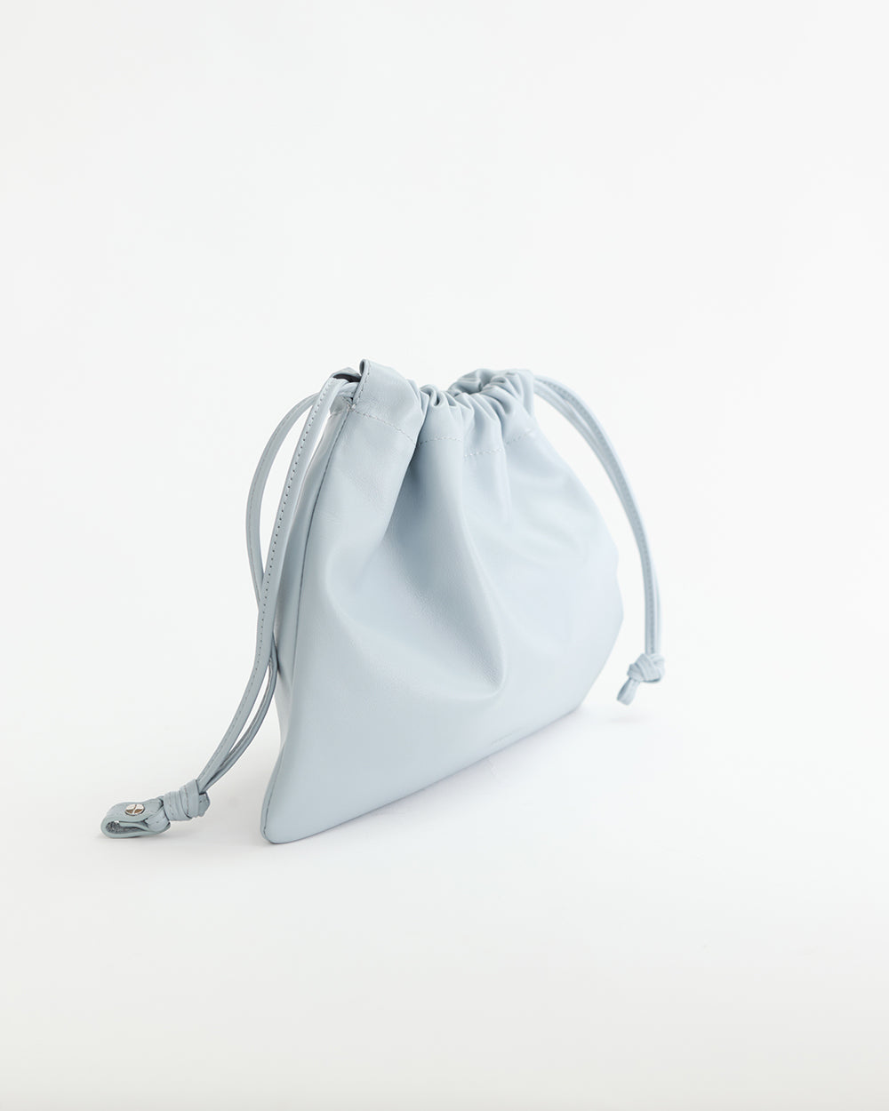 Fin Drawstring Bag: Blue Grey