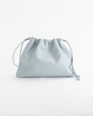 Fin Drawstring Bag: Blue Grey