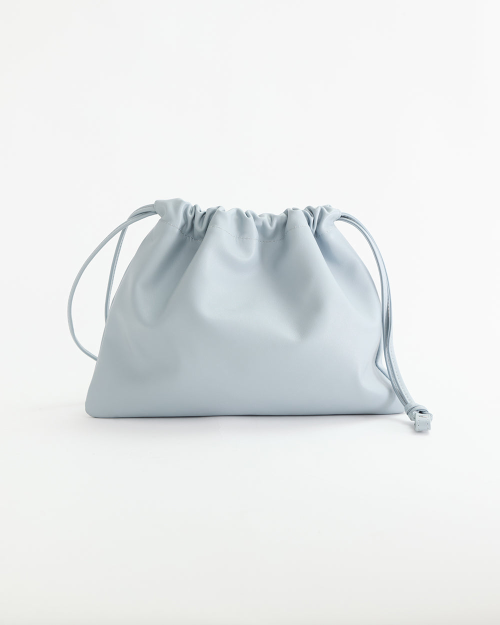 Fin Drawstring Bag: Blue Grey