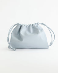 Fin Drawstring Bag: Blue Grey