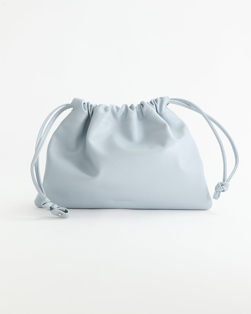 Fin Drawstring Bag: Blue Grey