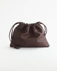 Fin Drawstring Bag: Coffee