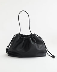 Fin Shoulder Bag: Black