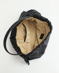 Fin Shoulder Bag: Black