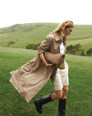 Lottie Handbag: Taupe